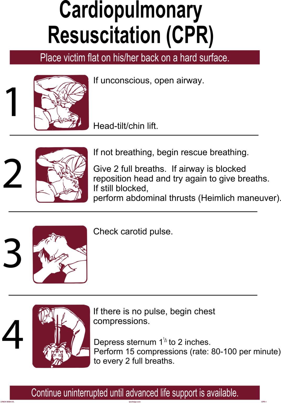 CPR-1 – Lynch Signs
